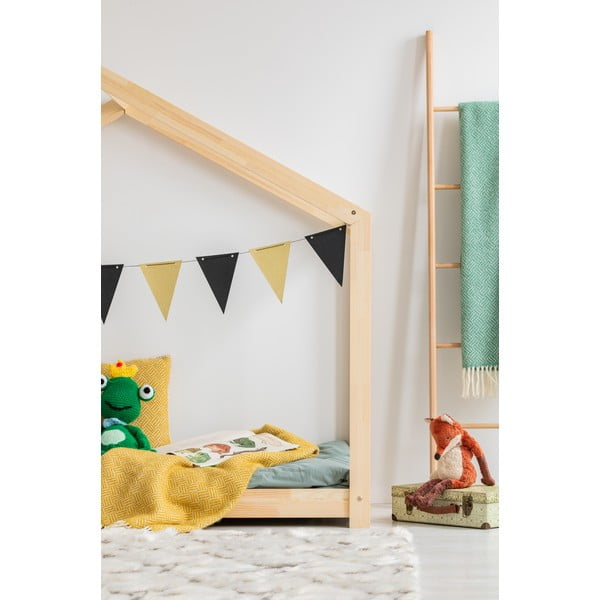 Детско легло от борова дървесина 90x200 cm Mila RM - Adeko-image-2