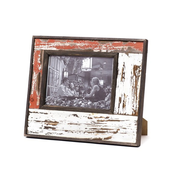 Червено-бяла рамка за снимки Grando, 33 x 28 cm - Ego Dekor