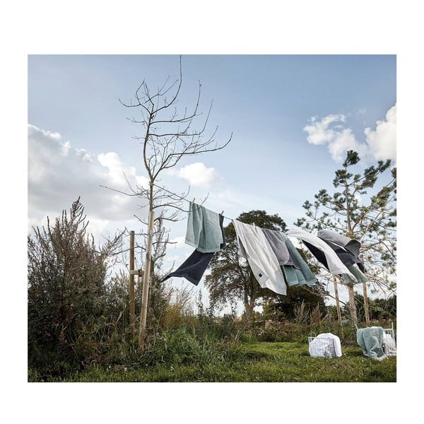 Сиво-кафява памучна кърпа 100x50 cm Classic - Zone-image-2