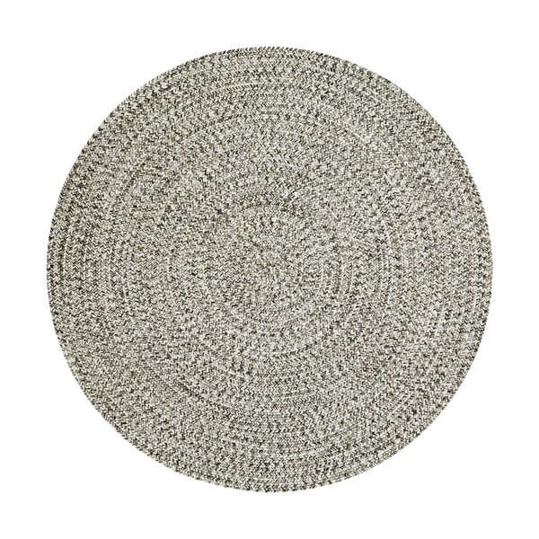 Сив/бежов кръгъл външен килим ø 150 cm - NORTHRUGS