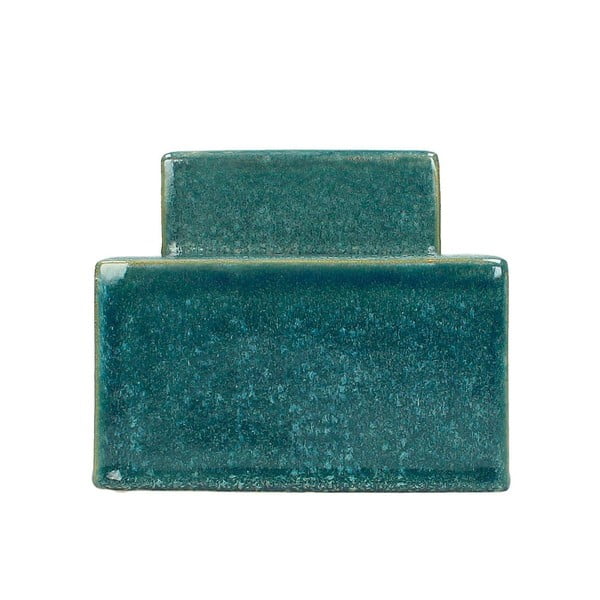 Modrá kameninová dóza HF Living, výška 12,5 cm