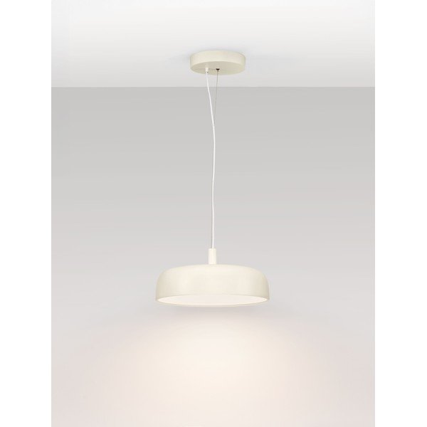 Кремаво алуминиево LED затъмняващо се висящо осветително тяло ø 40 cm Noelia – Nova Luce-image-4