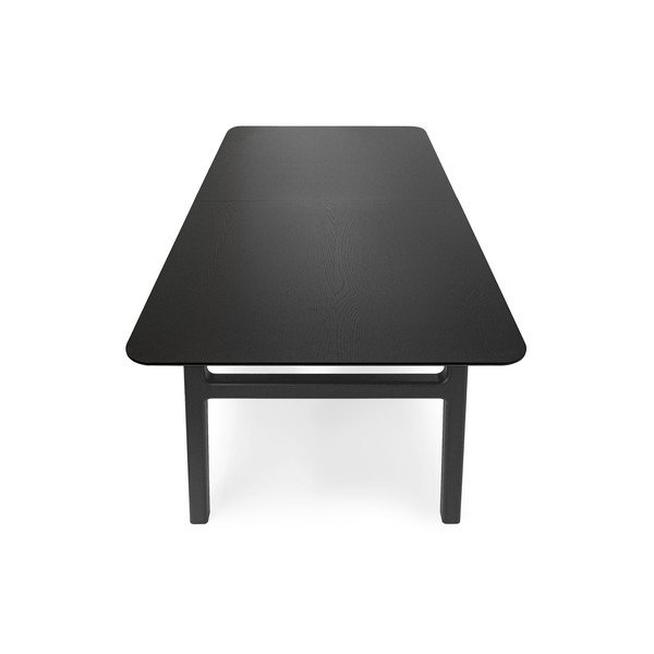 Сгъваема трапезна маса с допълнителна плоча от дъб  90x180 cm Curved – Woodman-image-4