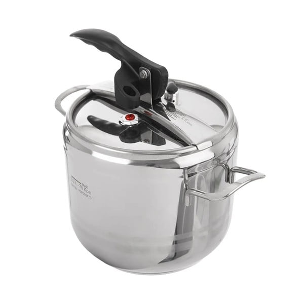 Тенджера под налягане от неръждаема стомана с капак , 5 л Profi - Orion