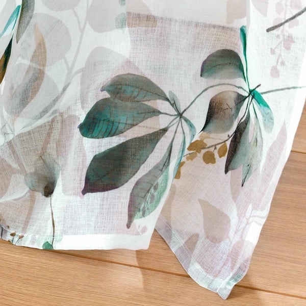 Завеса в бял и зелен цвят 140x240 cm Dilaris – douceur d'intérieur-image-3