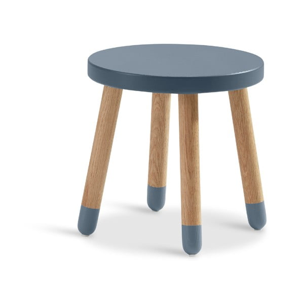 Синьо детско столче , ø 30 cm Dots - Flexa