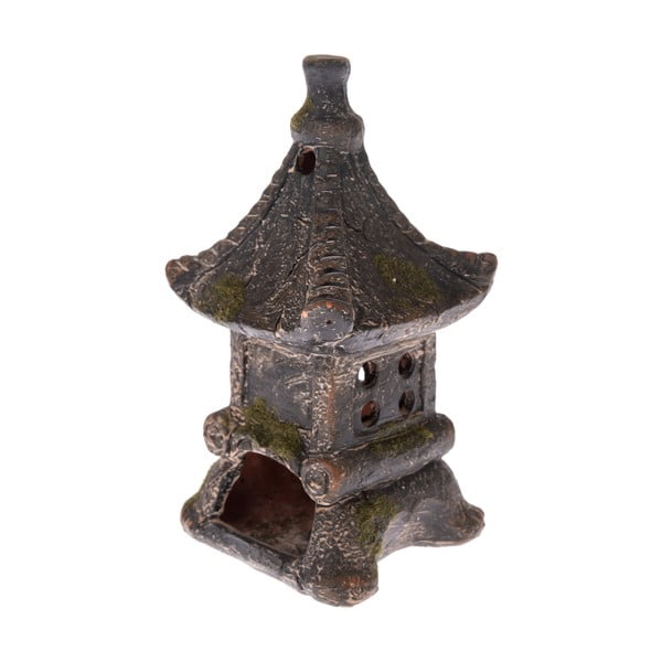 Черен керамичен свещник Pagoda - Dakls