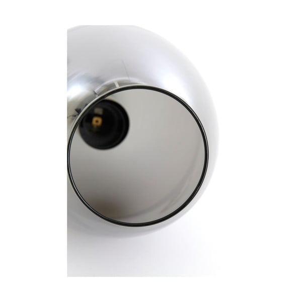 Тъмносиво и бронзово висящо осветително тяло със стъклен абажур ø 35 cm Lukaro – Light & Living-image-4