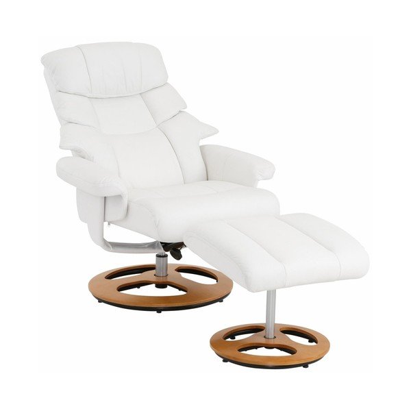 Set bílého křesla s podnožkou Støraa Tony