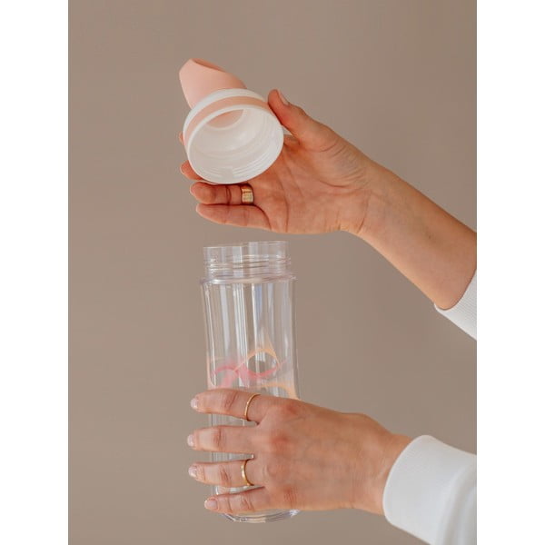 Бяла и розова бутилка за пътуване 0,8 л Flow Beat - Equa-image-2