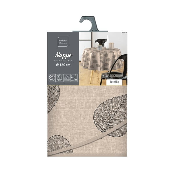 Покривка за маса ø 160 cm Feuillys – douceur d'intérieur-image-4
