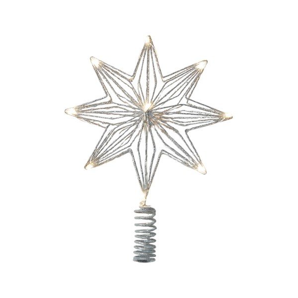 Светлинна декорация на батерии в сребрист цвят Chloe – Sirius