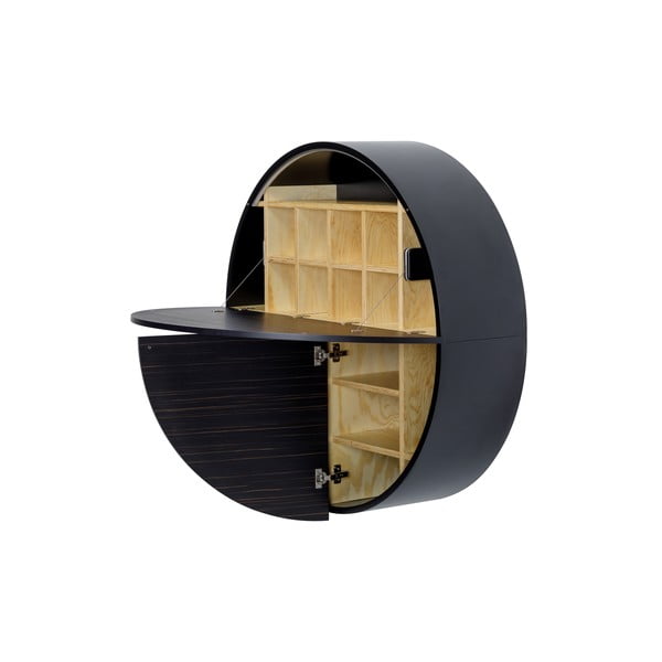 Висящ сгъваем шкаф в черно и кафяво Pill - EMKO-image-4