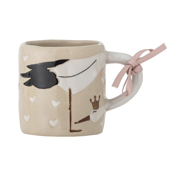 Бежова керамична детска чаша 225 ml Bambino – Bloomingville Mini-image-2