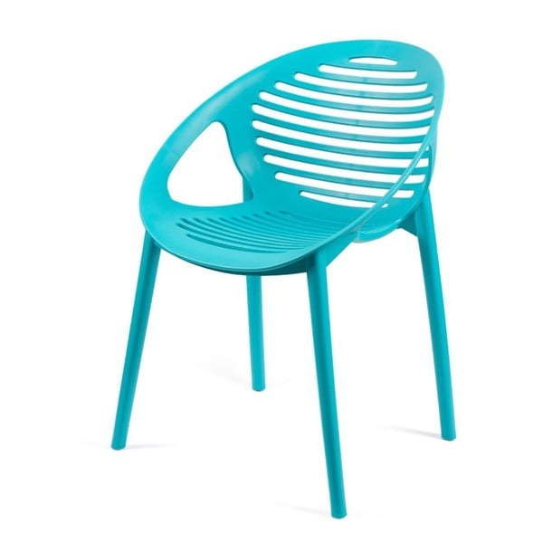 Тюркоазен пластмасов градински стол Joanna - Bonami Selection