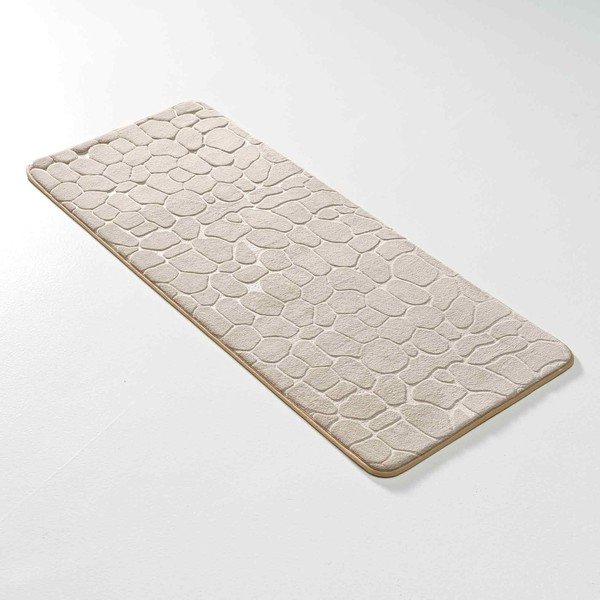 Бежов текстилен килим за баня 50x120 cm Ricochet – douceur d'intérieur-image-3