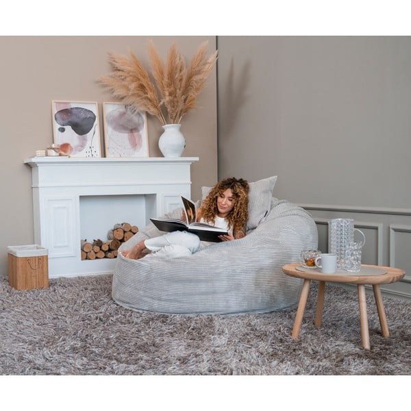 Син пуф от рипсено кадифе Om 135 – SLOWDOWN-image-1