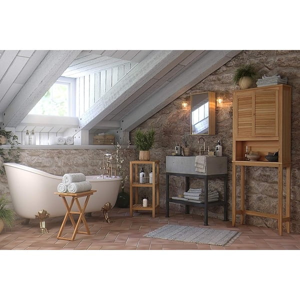 Рафт за баня от масивен орех естествен 36x79 cm Norway – Wenko-image-1