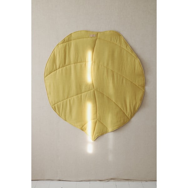 Жълто бебешко одеяло за игра Honey - Moi Mili-image-1