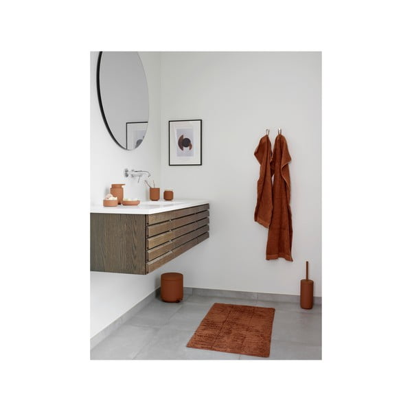 Оранжево-кафяв килим за баня 50x80 cm Terracotta – Zone-image-2