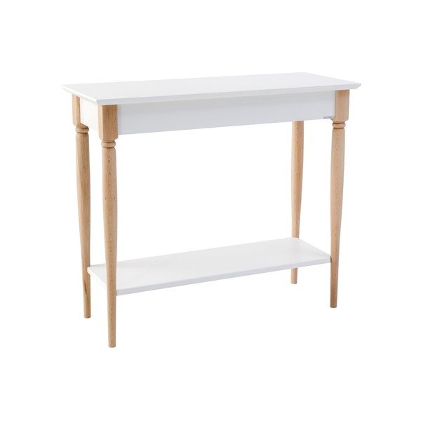 Бяла конзолна маса Mamo, широчина 85 cm - Ragaba