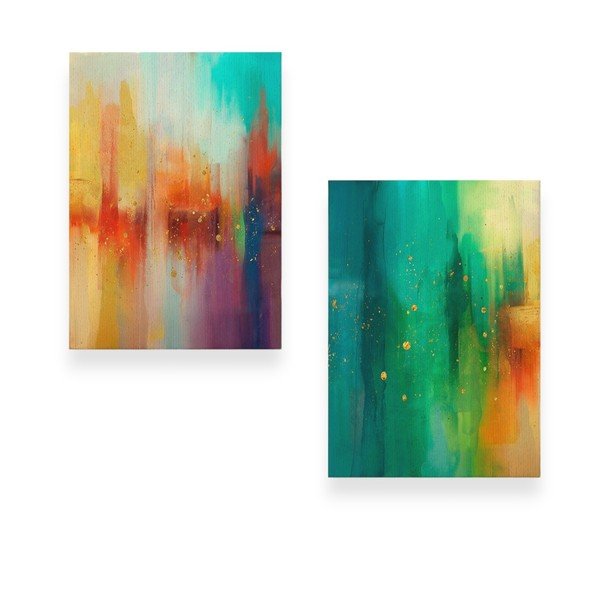 Картини в комплект от 2 бр. 50x70 cm Splash – Wallity