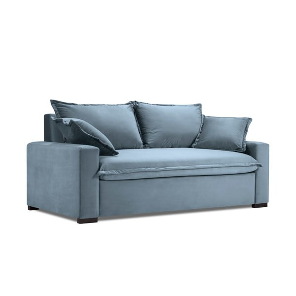 Светлосин разтегателен диван Mezzo - Kooko Home-image-2