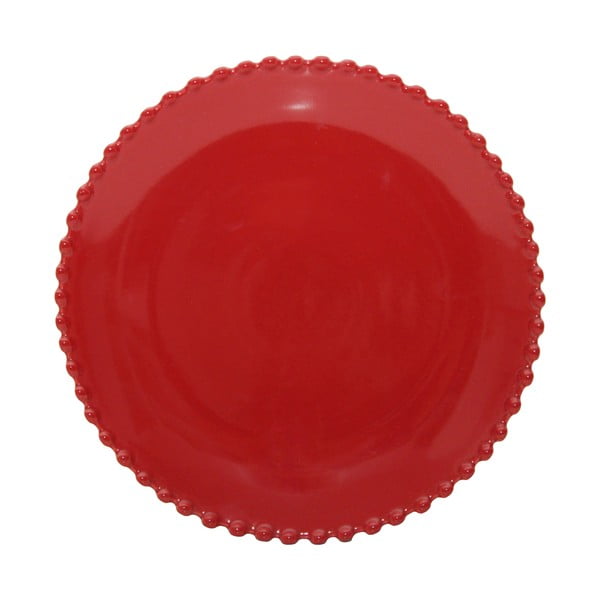 Десертна чиния от рубиненочервен фаянс rubi, ø 22 cm Pearl - Costa Nova