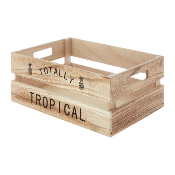 Дървена кутия за съхранение Tropical, 25 x 35 cm - Premier Housewares