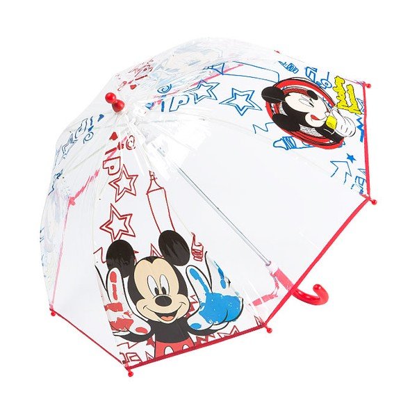 Dětský transparentní holový deštník Birdcage Mickey Mouse, ⌀ 60 cm-image-2