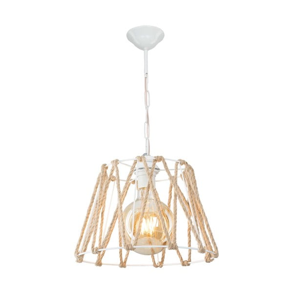 Лампа за таван в бял/естествен цвят 55x30 cm - Squid Lighting