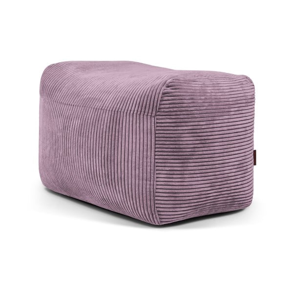 Лилав пуф от рипсено кадифе Plus 70 Lounge – SLOWDOWN