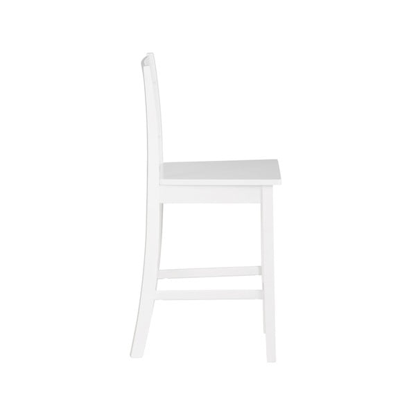 Бял бар стол от масивен бор (височина на седалката 60 cm) Torpedo – Støraa-image-2