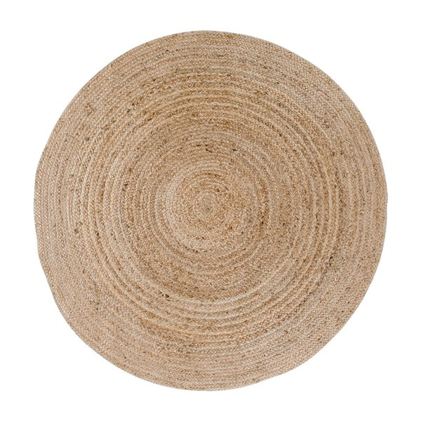 Светлокафяв кръгъл килим, ø 90 cm Bombay - House Nordic