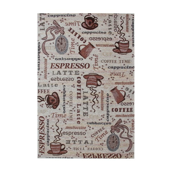 Hnědý koberec Eko Rugs Coffee, 80 x 150 cm