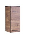 Кафяв висящ шкаф за баня в дъбов декор 30x72 cm Set 374 - Pelipal