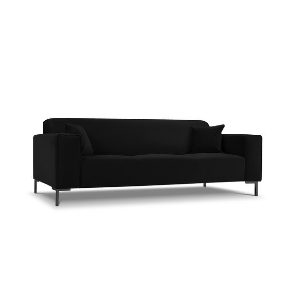 Диван от черно кадифе Siena - Cosmopolitan Design-image-3