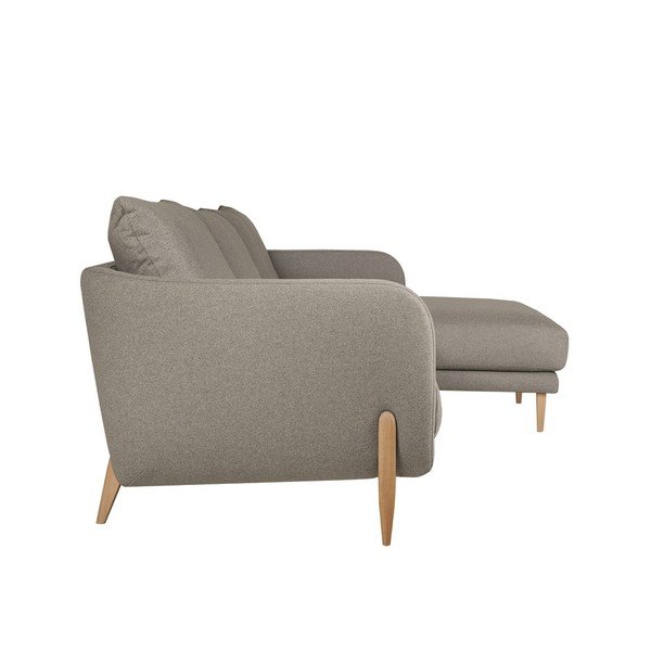 Pohovka Jenny Panno Light Grey s lenoškou na pravé straně-image-3