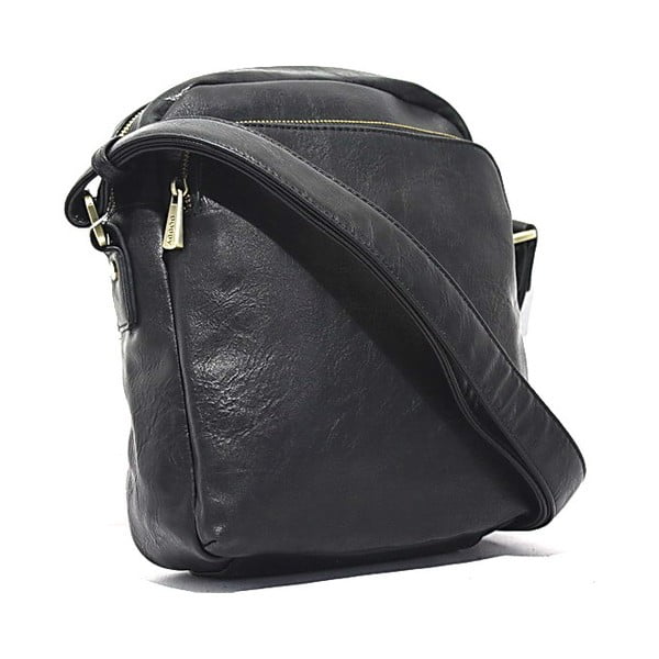 Чанта за рамо - черна, 23x27 cm - Bobby Black