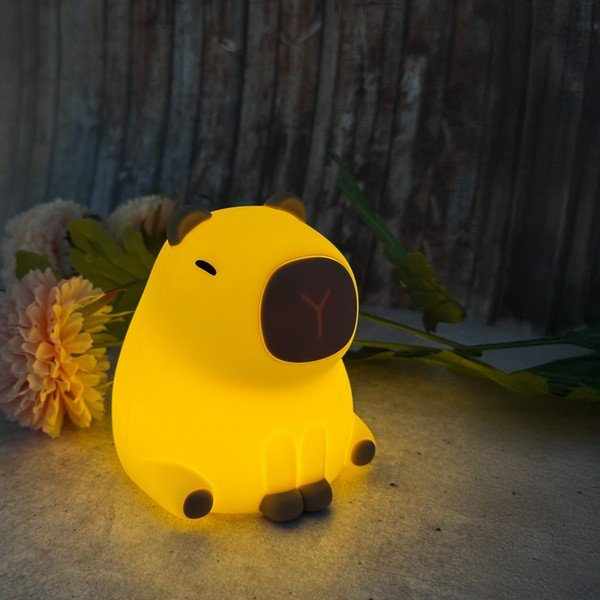 Светложълта детска нощна лампа Capybara – Fischer & Honsel-image-2