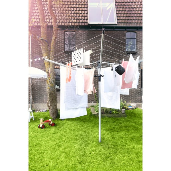 Градинска сушилня за дрехи в сребрист цвят 50 m Lift-o-Matic Advance – Brabantia-image-1