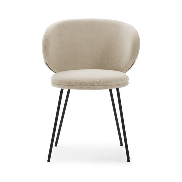 Бежови тапицирани трапезни столове в комплект 2 бр. Rush – Marckeric-image-2