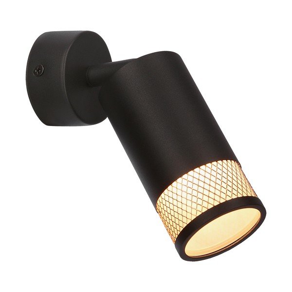 Черна стенна лампа Flin – Candellux Lighting