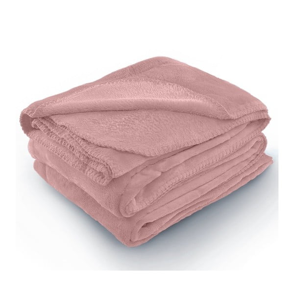 Розово одеяло от микрофибър Tyler, 220 x 240 cm - AmeliaHome