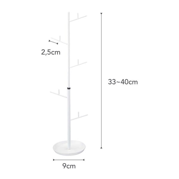 Бяла стойка за бижута Branch - YAMAZAKI-image-2