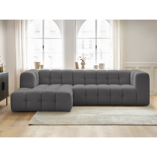 Сив ъглов диван Cloud – Bobochic Paris-image-1