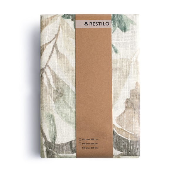 Кремаво/сиво-синьо перде 135x250 cm Celesta – Restilo-image-4