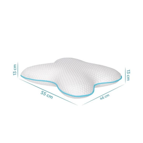 Анатомична възглавница с пълнеж от мемори пяна 46x55 cm – Mila Home-image-4