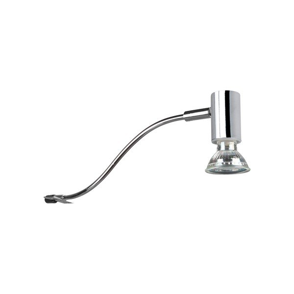 Стенна лампа в лъскаво-сребрист цвят (дължина 34 см) Giada - Trio-image-3