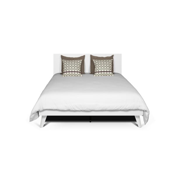 Бяло двойно легло с решетка 160x200 cm Mara - TemaHome
